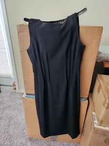 Emporio Armani Etui Etuikleid ärmellos schwarz Größe 8 - Bild 1 von 5