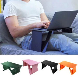 Compact Laptop Stand Space-saving for Home Bedroom Adjustable Foldable Computer - Picture 1 of 14