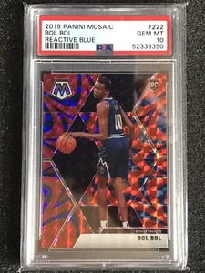 2019 Panini Mosaic REACTIVE BLUE #222 BOL BOL RC PSA GEM MT 10 - Picture 1 of 8