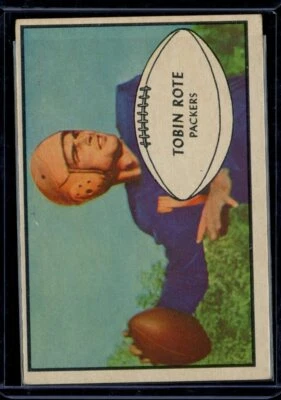 1953 Bowman Football #28 Tobin Rote Packers EX LOOK! - Image 1 of 2