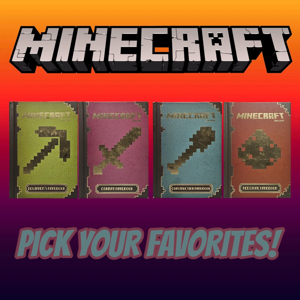 Minecraft Handbook's Hardcover - You Pick - Image 1 of 1