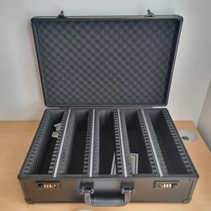 Graded Card / Slab / PSA BGS CGC ACE Storage Case Briefcase 105 Slabs Coded Lock - Picture 1 of 7