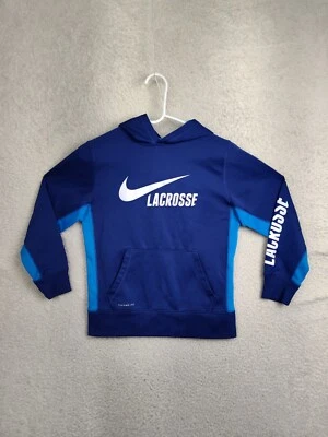 Nike Therma-Fit Niño Niño Sudadera Grande Azul 100% Poliéster Pullover con Capucha Foto 1 de 4