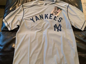 NWT STITCHES MEN'S Large NEW YORK YANKEES COOPERSTOWN COLLECTION JERSEY SHIRT LG - Picture 1 of 3