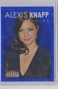 2015 Panini Americana Blue Parallel Trading Card #52 Alexis Knapp