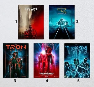 Tron Ares 2025 Movie Poster Minimal Retro Sci-Fi Wall Art Print, Movie Poster - Picture 1 of 4