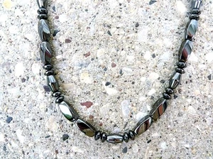 Men’s Women’s 100% Magnetic Hematite Bracelet Anklet Necklace Pain Relief AAA+ - Picture 1 of 5