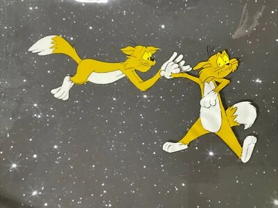 FRAIDY CAT Animación Celular Filmación Años 80’s 70’s Vintage Dibujos Animados Arte Tv Show I15 Foto 1 de 4