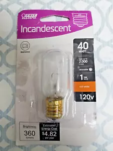 FEIT ELECTRIC INCANDESCENT 40W 120V 360 LUMENS SOFT WHITE E17 INTERMEDIATE BASE - Picture 1 of 2