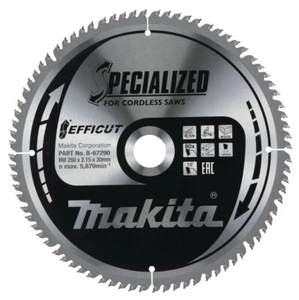 Makita B-67290 Efficut TCT Circular Saw Blade 260x30mm 80 Teeth 2.15mm Wood - Picture 1 of 4