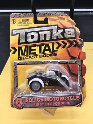 Tonka Metal Diecast Bodies Police Motorcycle First Responders - Image 1 of 2