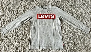 Levi‘s Langarm Shirt für Kinder in grau mit Print Gr. 140 - Bild 1 von 3