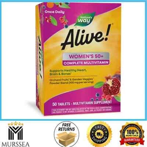 Alive! Women's 50+ Ultra Potency Complete Multivitamin Womens 01/26 - Picture 1 of 2