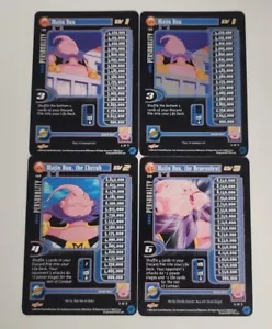 Majin Buu Lvl 1-3 Raro Más 1 Halo Raro DragonBall GT TCG ¡Limitado Ilimitado! - Imagen 1 de 3