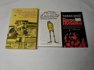 Thomas Szasz Lot Psychology Manufacture of Madness Mental Illness Witch Heresy - Picture 1 of 19