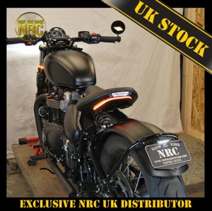 TRIUMPH BOBBER Tail Tidy NRC Eliminatore Parafango LED Segnali di Coda/Turn (4 OPZIONI) - Foto 1 di 17