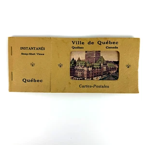 Antikes Postkartenbuch Ville de Quebec antike kanadische Postkarten x10 UNBESPIELT - Bild 1 von 9
