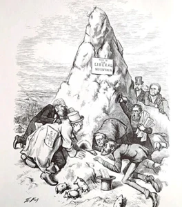 Thomas Nast Political Satire Great Expectations Art Print Bookplate 30 - Picture 1 of 3