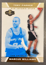 PARKER / WILLIAMS 2007-08 TOPPS CO-SIGNERS GOLD BLUE 37/89