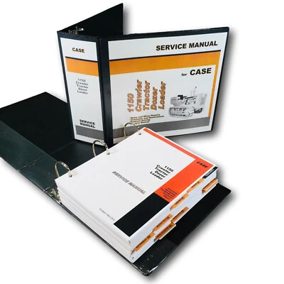 Case 1150 Tractor sobre orugas Bull Dozer Loader Manual de servicio Reparación Taller Libro Foto 1 de 4