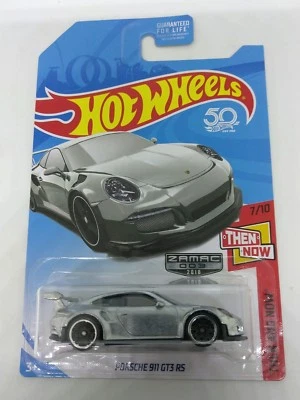 Difícil de encontrar 2018 Hot Wheels exclusivo de Walmart Zamac 003 Porsche 911 GT3 RS Foto 1 de 4