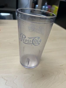 Pepsi~Cola Restaurant Clear Plastic Tumbler Cup 16oz Carlisle 5216- 5 Pk - Picture 1 of 9
