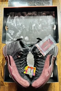 IN HAND 2023 AIR JORDAN 12 RETRO SP SIZE 10W 8.5M A MA MANIERE BLACK  DV6989 001 - Picture 1 of 8
