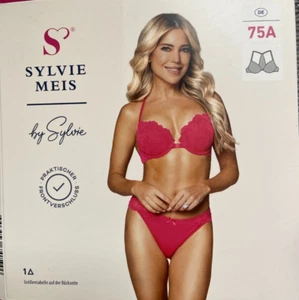 Neuwertig: Sylvie Meis Racer Back Push up BH in pink Gr. 75 A - Bild 1 von 6