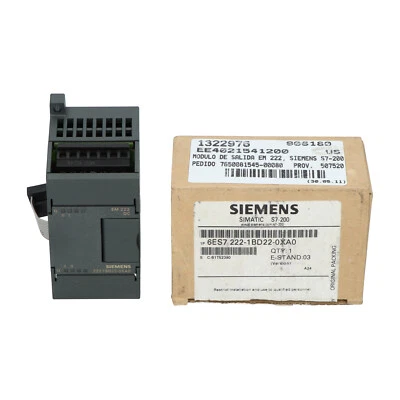 Siemens 6ES7222-1BD22-0XA0 SIMATIC S7-200 Digital Output Module New NFP - Immagine 1 di 4