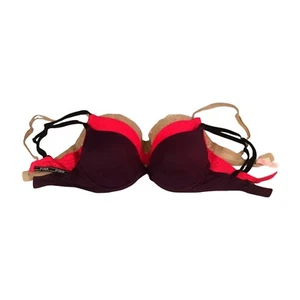 Lot of 3 Victorias Secret PINK Sz 32DD Where Everywhere Push Up Bra - Picture 1 of 4
