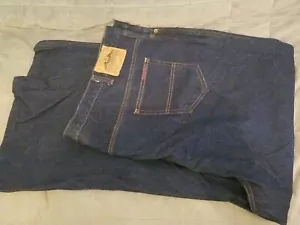 Mens Jeans Dark Blue Denim Vtg Dakota By Five Brother Straight Leg W54L28 XXXXXL - Picture 1 of 14