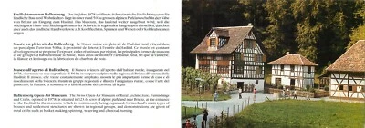 E0001 Ballenberg Swiss Open-Air Museum of Rural Architecture Furnishing & Crafts - Image 1 of 2