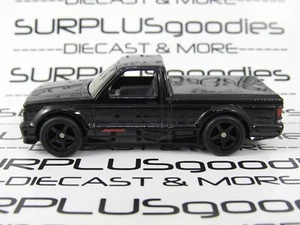 Hot Wheels 1:64 LOOSE Black 1991 GMC SYCLONE Pickup Custom Swap w/Real Riders BB - Picture 1 of 9