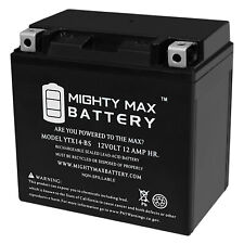 Mighty Max YTX14-BS Battery for Honda 300 TRX300 Fourtrax 1988-2000