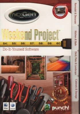 Punch! Weekend Project w/NexGen Technology DVD-ROM for Macintosh - NEW in BOX - Image 1 of 2