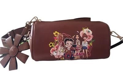 Сумка через плечо Lany Betty Boop & Friends веганская кожаная новая с ценниками редкая! - Изображение 1 из 4