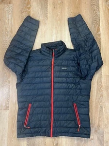 Patagonia Jacket Mens Large L Blue Quilted Down Sweater Outdoor Hiking - Picture 1 of 14