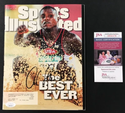 Carl Lewis Signed 1996 Sports Illustrated JSA w/COA Olympic T&F "The Best Ever"! - Image 1 of 4
