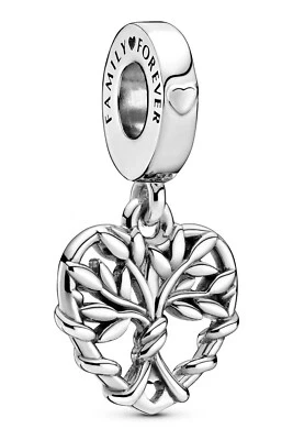 PANDORA Schmuck Silber Charm-Anhänger Herz Familienbaum 799149C00 - Bild 1 von 2
