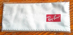 Ray-Ban Gray Microfiber Cleaning Cloth for Eyeglasses/Sunglasses, NEW SEALED - Picture 1 of 4