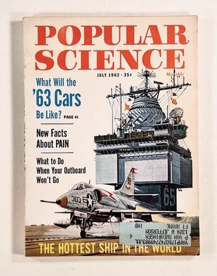 1962 Jul POPULAR SCIENCE Titan Missiles '63 CAR PREVIEW Nuclear Aircraft Carrier - Image 1 of 4