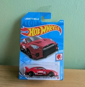Hot Wheels - Nissan GTR R35 Liberty Walk LB Silhouette Works Ver.2 Red - Picture 1 of 24