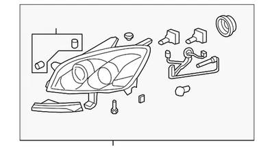 Faro lateral pasajero GM 20912190 genuino Foto 1 de 2