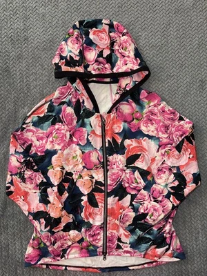 Sudadera con Capucha Lululemon Mujer Estampado Floral Secret Garden Cremallera Completa Talla 12 Foto 1 de 4