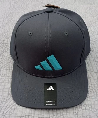 Adidas AreoReady Logo Snapback Gray Mint Tone Hat - Image 1 of 4
