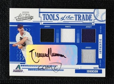 Playoff Absolute Memorabilia Tools of the Trade 2005/5 Randy Johnson Auto Salón de la fama Foto 1 de 2