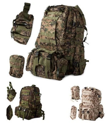 VERK GROUP Taktischer Militärrucksack Überleben 48,5 L Militär Camping Outdoor - Bild 1 von 4