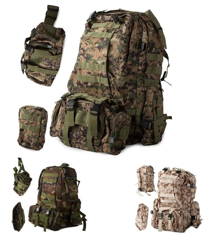 VERK GROUP Taktischer Militärrucksack Überleben 48,5 L Militär Camping Outdoor - Bild 1 von 4