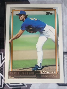 Randy Johnson 1992 Topps oro ganador inserto #525.  MARINEROS - Imagen 1 de 1