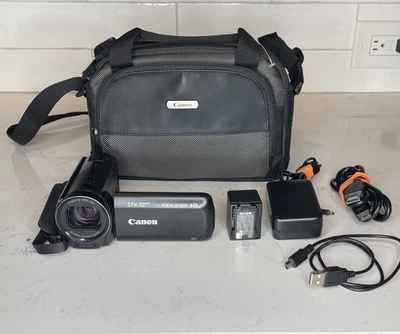 Canon VIXIA HF R800 Camcorder with 32x Optical 57X Adv. Zoom *TESTED Good Cndtn! - Image 1 of 4